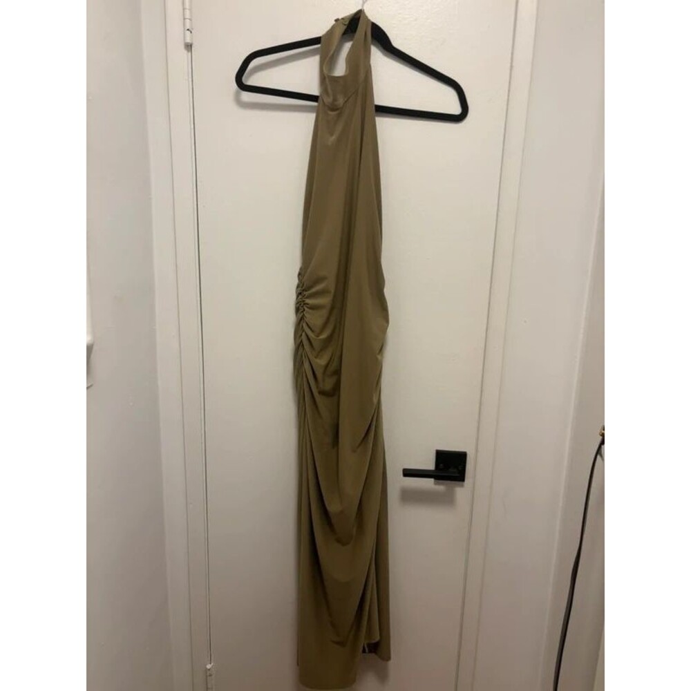 Aritzia Smooth Matter Remedy Dress in Olive Khaki size M